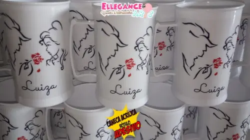 Caneca a Bela e a Fera