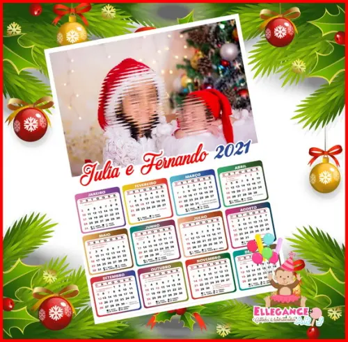Calendário de Parede