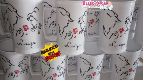 Caneca a Bela e a Fera