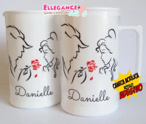 Caneca a Bela e a Fera
