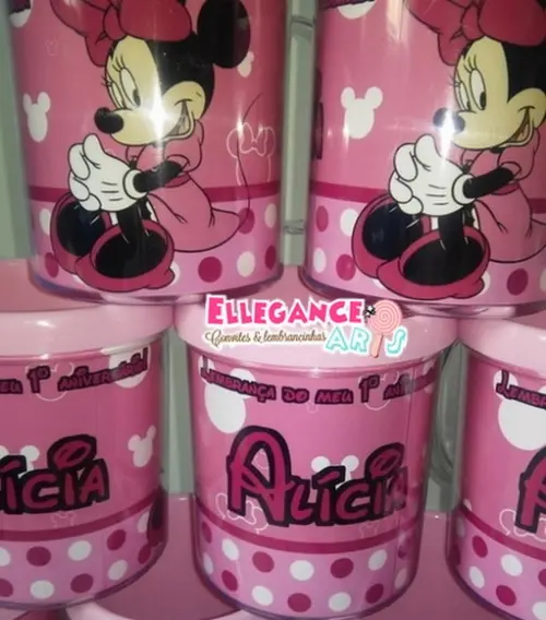 Caneca Minnie Rosa