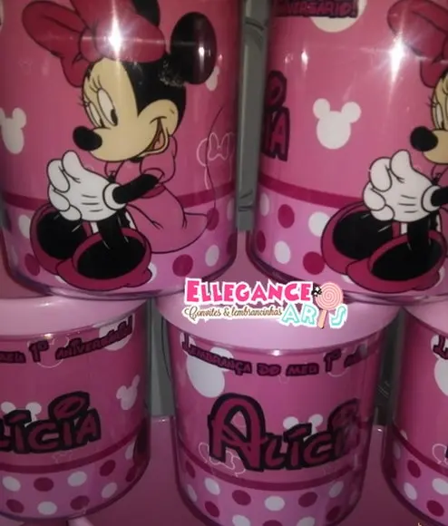 Caneca Minnie Rosa