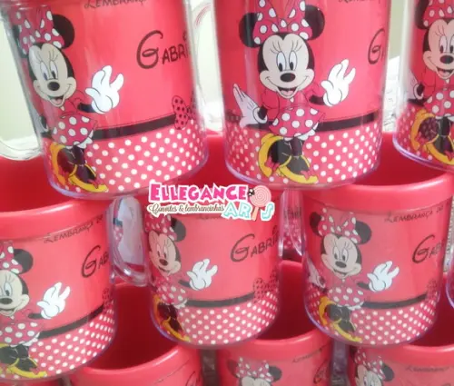 Caneca Minnie Vermelha