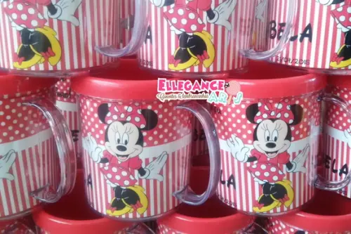 Caneca Minnie Vermelha