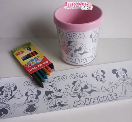 Caneca para Colorir Minnie