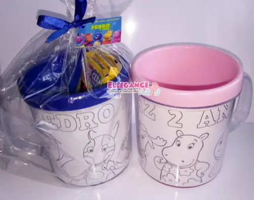 Caneca para Colorir os Backyardigans