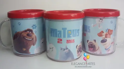 Caneca Pets a Vida Secreta dos Bichos