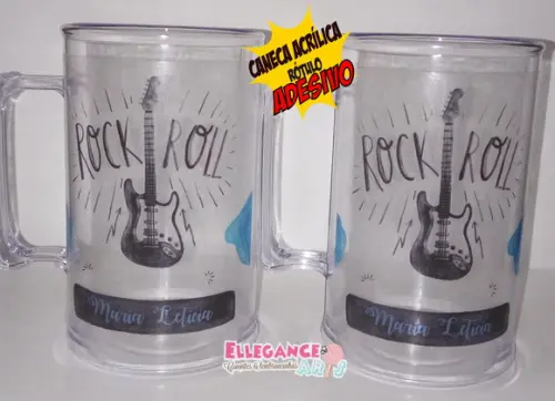 Caneca Rock Roll