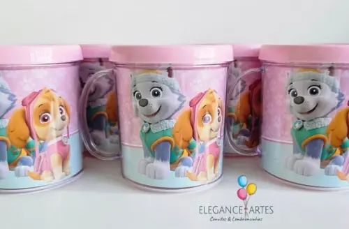 Caneca Skye e Everest Patrulha Canina