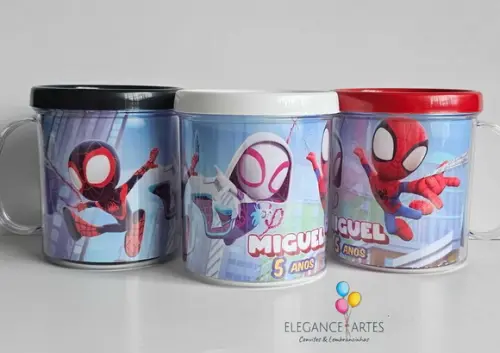 Caneca Spidey e Seus Amigos Espetaculares