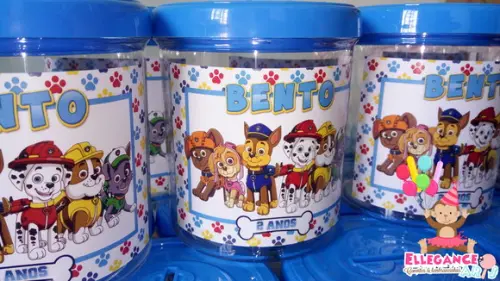 Cofrinho de Acrílico Patrulha Canina