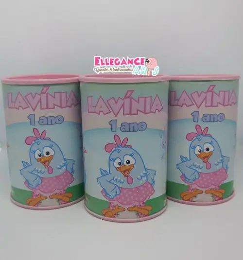 Cofrinho Galinha Pintadinha Candy Color