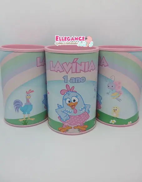 Cofrinho Galinha Pintadinha Candy Color
