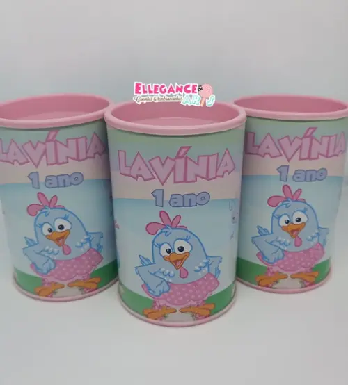 Cofrinho Galinha Pintadinha Candy Color