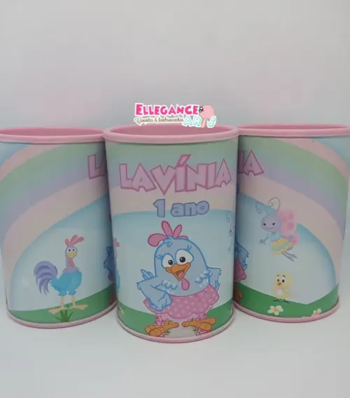 Cofrinho Galinha Pintadinha Candy Color