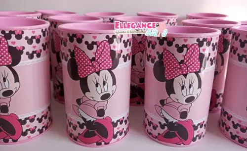 Cofrinho Minnie Rosa
