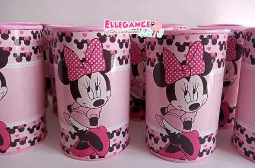 Cofrinho Minnie Rosa