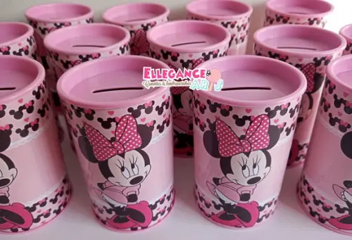 Cofrinho Minnie Rosa