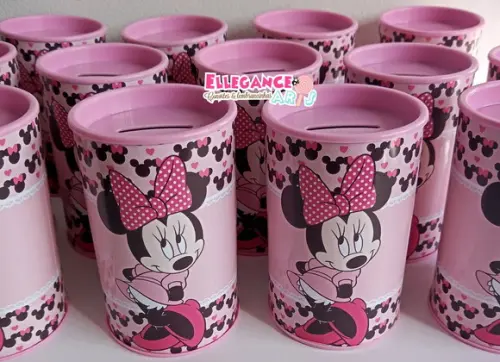 Cofrinho Minnie Rosa