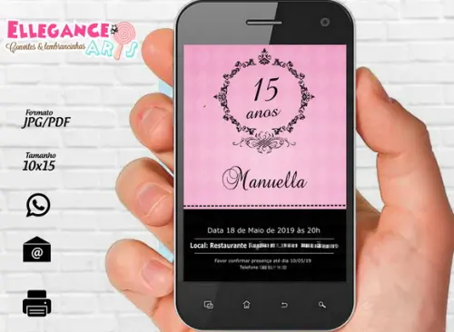 Convite Digital 15 anos