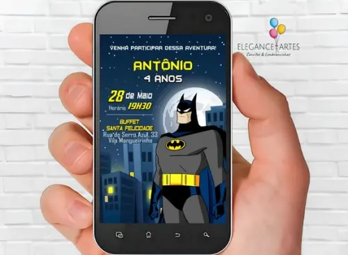 Convite Digital Batman