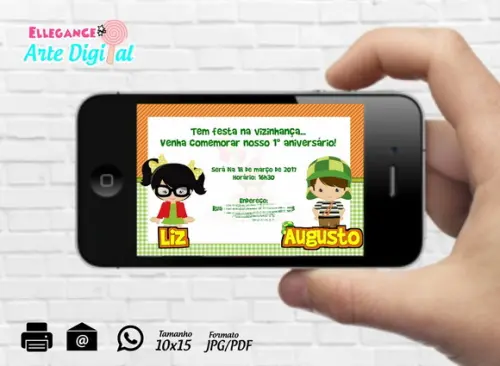 Convite Digital Chaves
