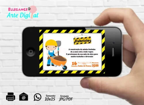 Convite Digital Construção