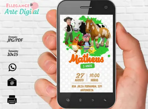 Convite Digital Fazenda do Zenon