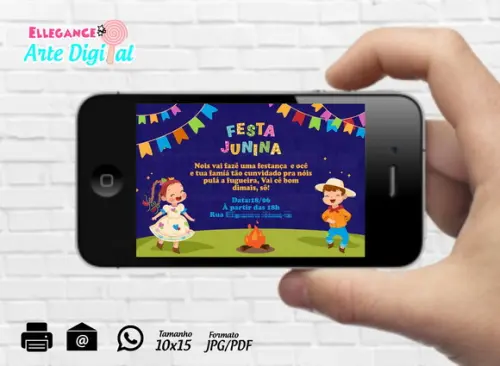 Convite Digital Festa Junina