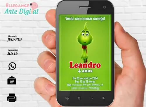 Convite Digital Grinch