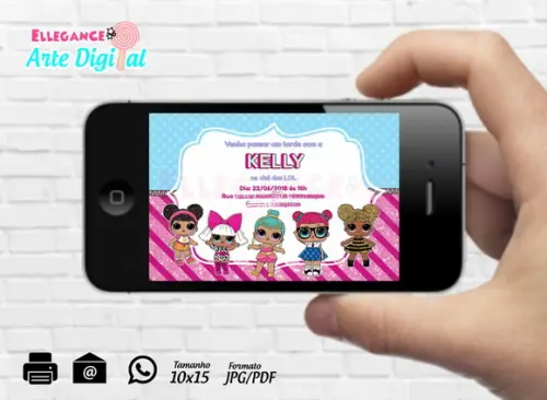 Convite Digital Lol