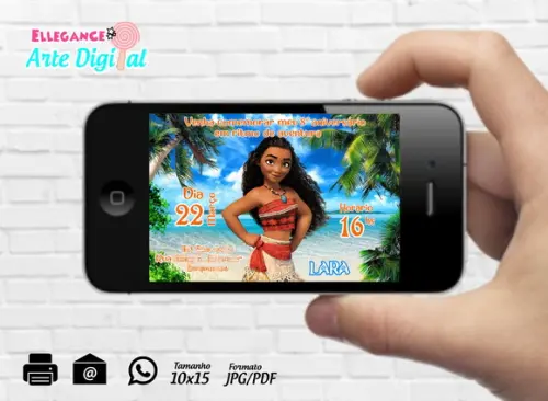 Convite Digital Moana