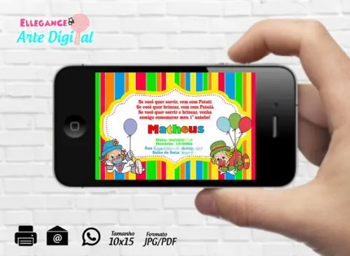 Convite Digital Patati Patatá