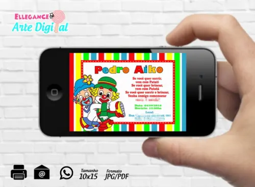Convite Digital Patati Patatá