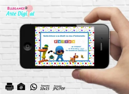Convite Digital Pocoyo