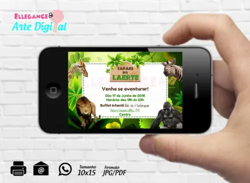 Convite Digital Safari