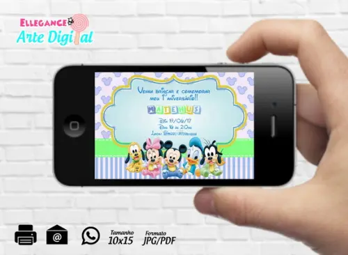 ConviteDigital Disney Baby