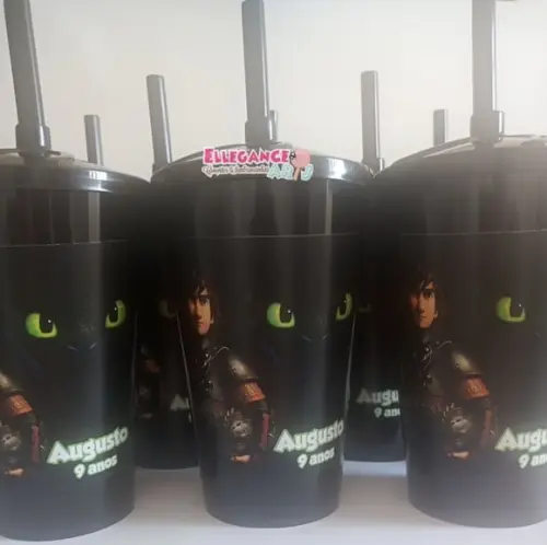 Copo Como Treinar o Seu Dragão 400ml