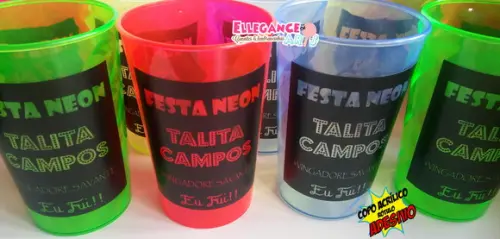 Copo Festa Neon
