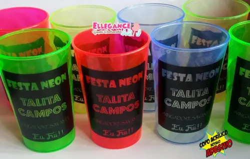 Copo Festa Neon