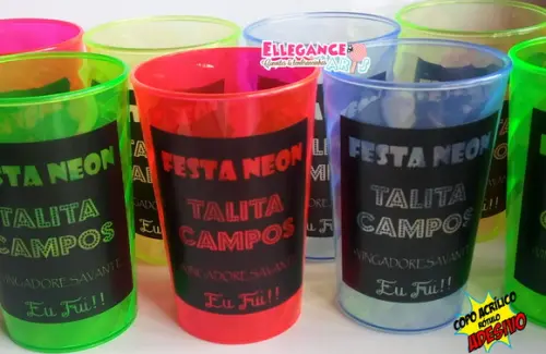 Copo Festa Neon