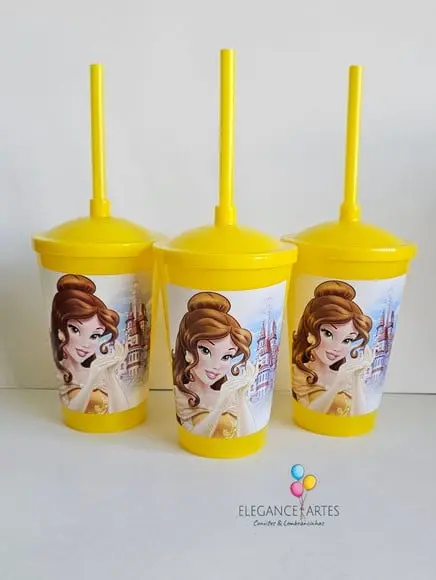 Copo Twister 400ml a Bela e a Fera