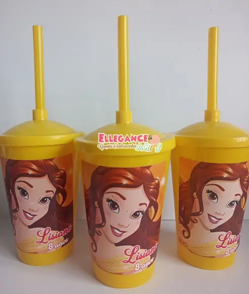 Copo Twister 400ml a Bela e a Fera