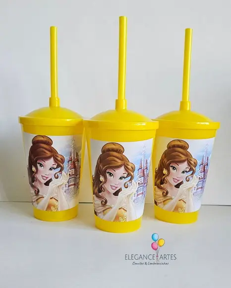 Copo Twister 400ml a Bela e a Fera