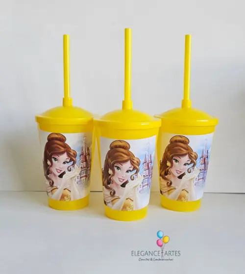Copo Twister 400ml a Bela e a Fera