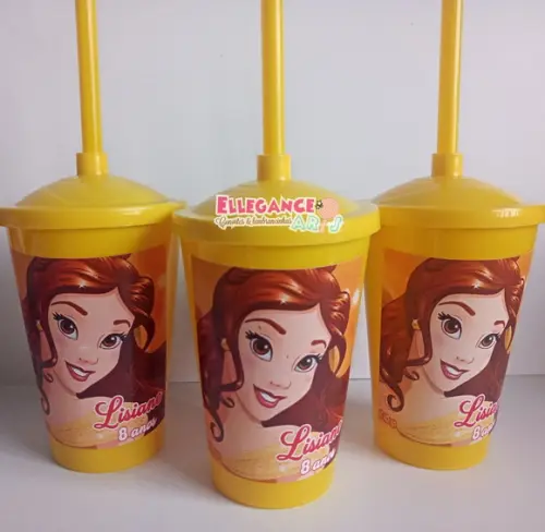 Copo Twister 400ml a Bela e a Fera