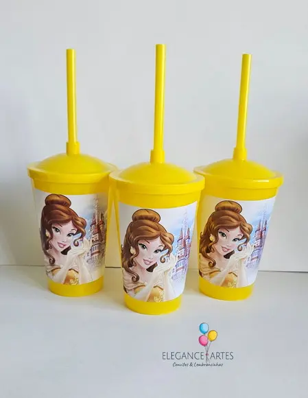 Copo Twister 400ml a Bela e a Fera