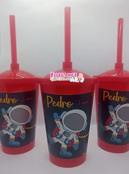 Copo Twister 400ml Astronauta