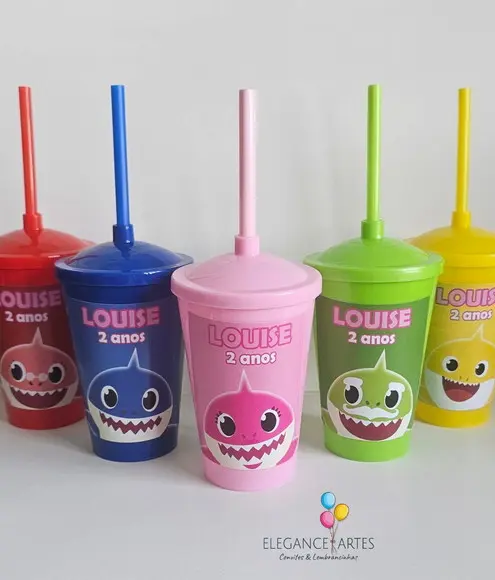 Copo Twister 400ml Baby Shark
