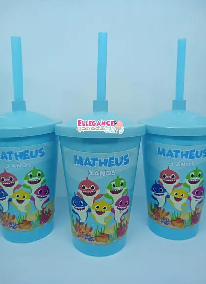 Copo Twister 400ml Baby Shark